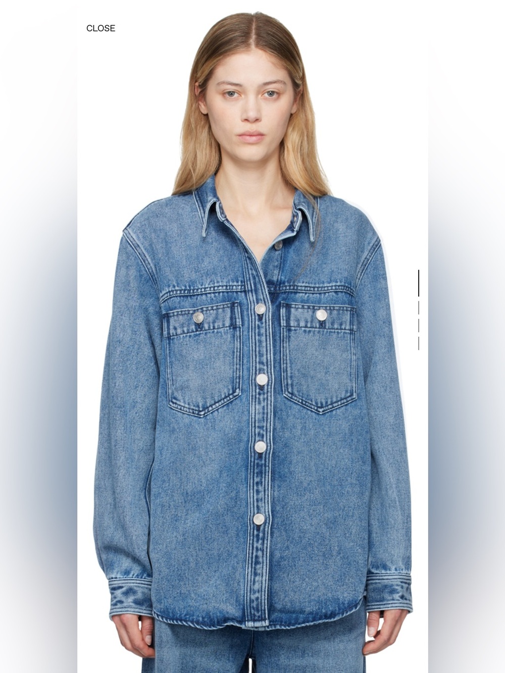 Isabel Marant Blue Talbot Denim Shirt